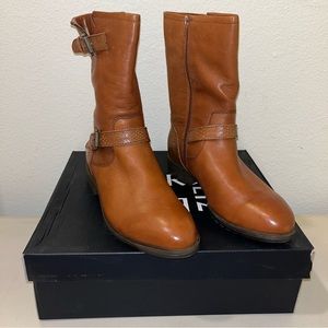 Brand new box naturalizer genna cider spice women boot leather brown retail $139